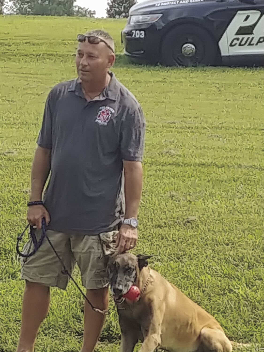 David Cole with K-9 Jackson